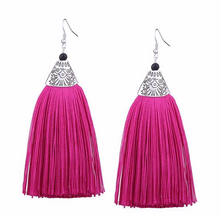 Tassel Silk Earrings