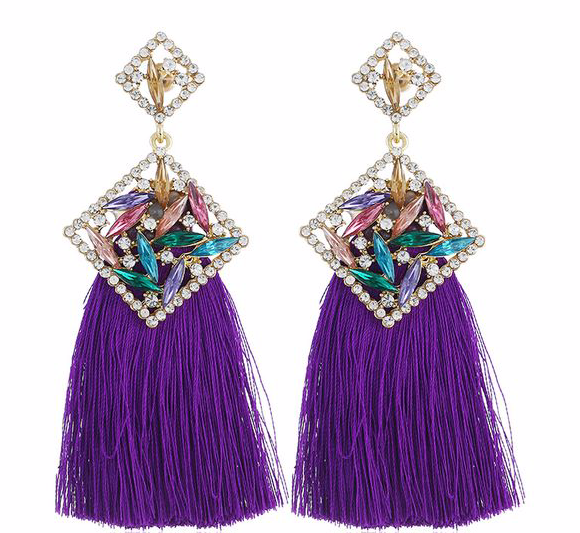 Razzle Dazzle Tassel Earrings