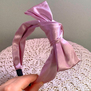 Lilac Bow Headband