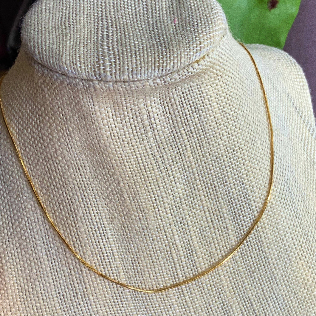 Simple Gold Necklace