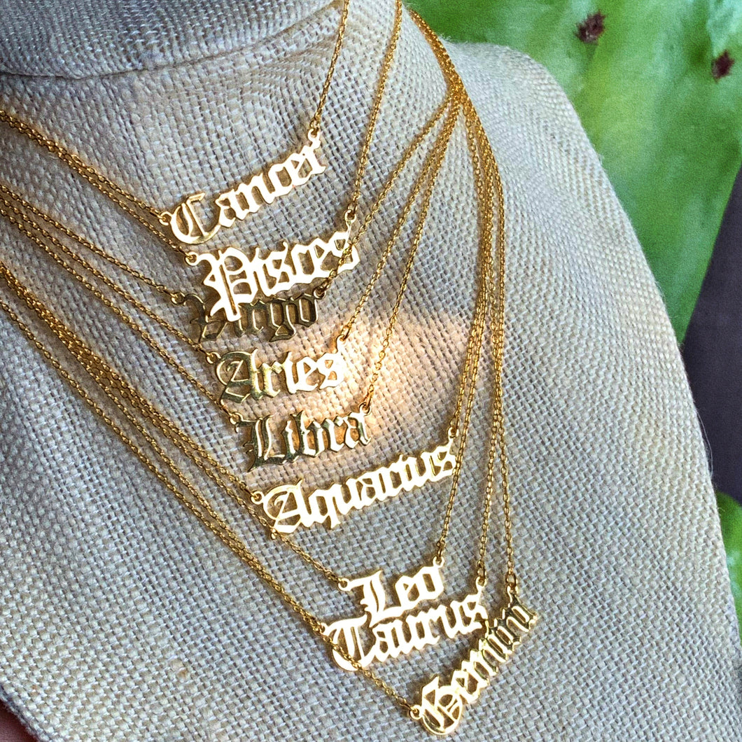 Zodiac Necklaces