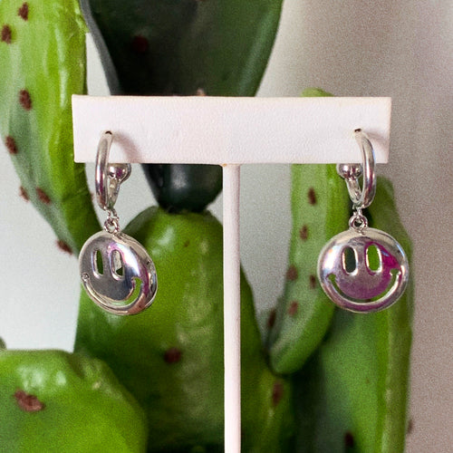 Big (Silver) Smile Earrings