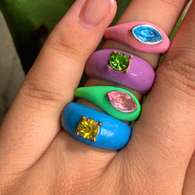 Gem & Colores 4 Piece Ring Set