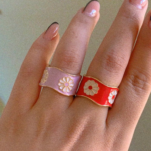 Floral Band Ring