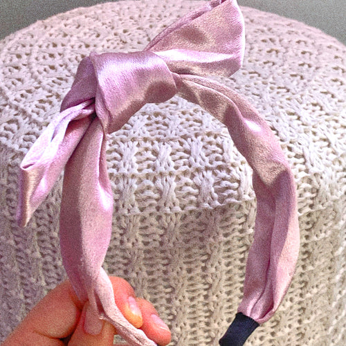 Lilac Bow Headband