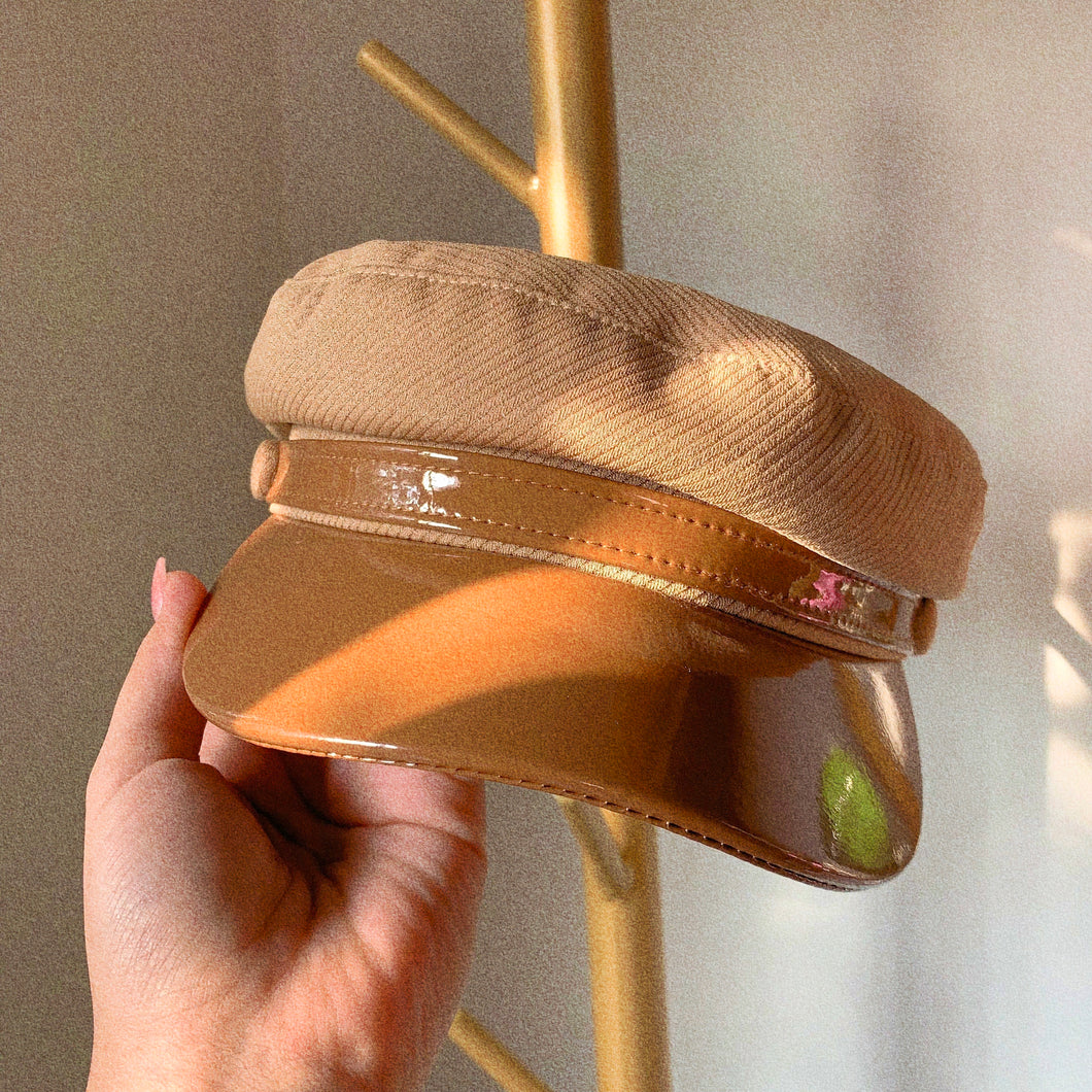 Caramel Baker Boy Hat